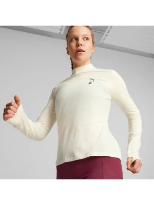 Puma Koszulka funkcyjna "Seasons" w kolorze kremowym rozmiar: M