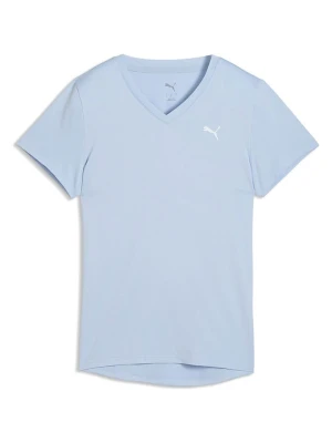 Puma Koszulka funkcyjna "Train All Day Essential" w kolorze błękitnym rozmiar: S