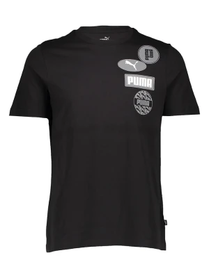 Puma Koszulka "Graphics Icon" w kolorze czarnym rozmiar: S