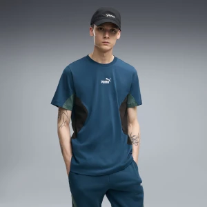 PUMA Koszulka mÄ™ska Essentials z blokami kolorÃ³w, OdzieÅ¼, Niebieski