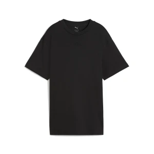 PUMA Koszulka młodzieżowa Essentials Elevated Relaxed Tee, Odzież, Czarny,