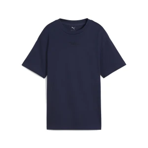 PUMA Koszulka młodzieżowa Essentials Elevated Relaxed Tee, Odzież, Niebieski,