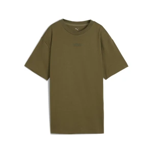 PUMA Koszulka młodzieżowa Essentials Elevated Relaxed Tee, Odzież, Zielony,