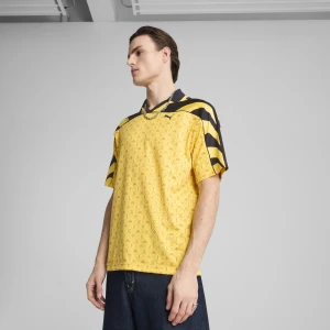 PUMA Koszulka piłkarska o luźnym kroju Road To Unity z grafiką, Odzież, Żółty,