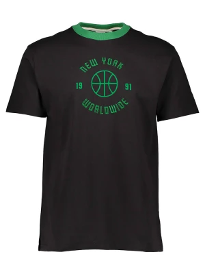 Puma Koszulka "Rhuigi Graphic" w kolorze czarno-zielonym rozmiar: XS