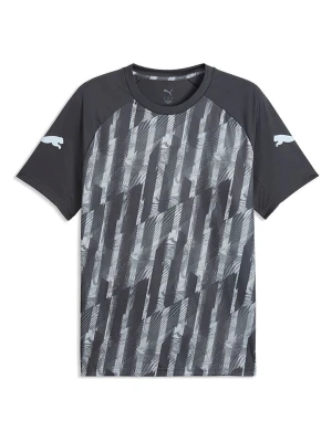 Puma Koszulka sportowa "individualLIGA Graphic Jersey" w kolorze szarym rozmiar: L