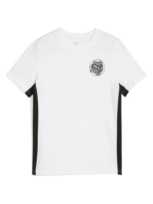 Puma Koszulka sportowa w kolorze biało-czarnym rozmiar: 176