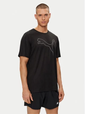 Puma Koszulka techniczna Performance Cat Tee 520315 Czarny Regular Fit