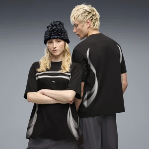 PUMA Koszulka unisex CLRT z grafiką, Odzież, Czarny
