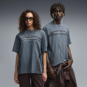 PUMA Koszulka unisex CLRT z grafiką, Odzież, Niebieski