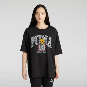 Zdjęcie produktu PUMA Koszulka unisex NEKOSAN x HOOPS DYLAN Graphic oversize z krótkim rękawem, Odzież, Czarny
