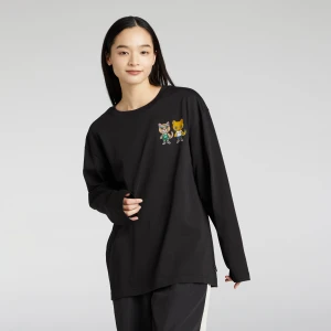 Zdjęcie produktu PUMA Koszulka unisex NEKOSAN x HOOPS DYLAN GRAPHIC z długim rękawem, Odzież, Czarny