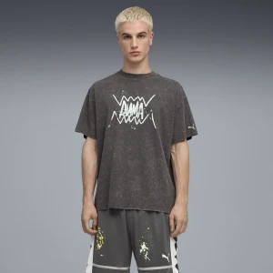 Zdjęcie produktu PUMA Koszulka unisex Points In The Paint, Odzież, Szary,