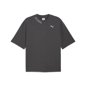 Zdjęcie produktu PUMA Koszulka unisex z efektem sprania o pudełkowym kroju, Odzież, Szary,
