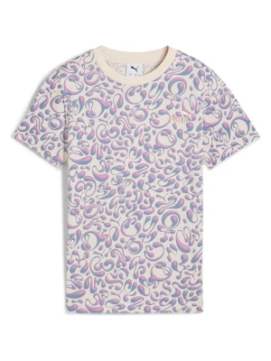 Puma Koszulka w kolorze beżowo-niebiesko-różowym rozmiar: 164