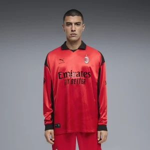 PUMA Koszulka z długim rękawem AC MILAN x SLAM JAM Limited Edition, Odzież, Czerwony,