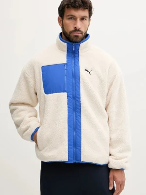 Puma kurtka dwustronna kolor beżowy zimowa 688371