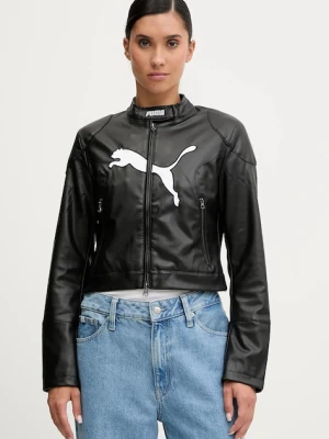 Puma kurtka kolor czarny przejściowa 632170