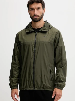 Puma kurtka kolor zielony przejściowa 684625