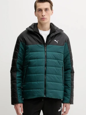 Puma kurtka kolor zielony przejściowa 685210
