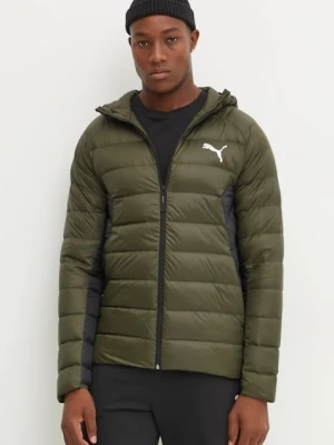 Puma kurtka puchowa męska kolor zielony