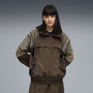 PUMA Kurtka unisex CLRT z materiału ripstop, Odzież, Brązowy,