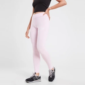 Puma Leggings Embroidery Logo Leggins Pearl Pink