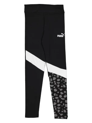 Puma Legginsy "Animal" w kolorze czarnym rozmiar: 176