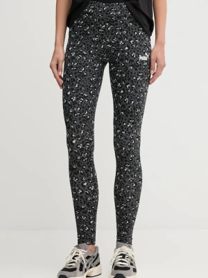 Puma legginsy damskie kolor szary wzorzyste 688085