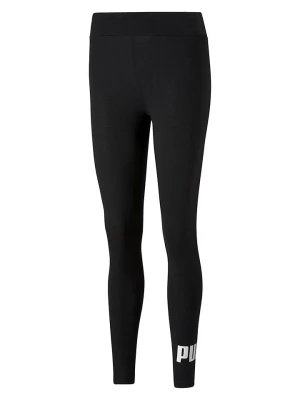 Puma Legginsy "Ess Logo" w kolorze czarnym rozmiar: M