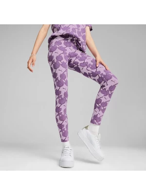 Puma Legginsy "ESS+" w kolorze fioletowo-jasnoróżowym rozmiar: 164