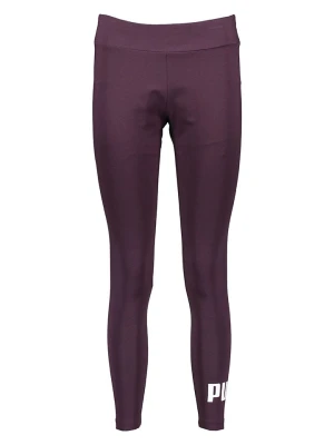 Puma Legginsy "Essentials" w kolorze fioletowym rozmiar: S