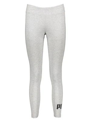 Puma Legginsy "Essentials" w kolorze szarym rozmiar: M