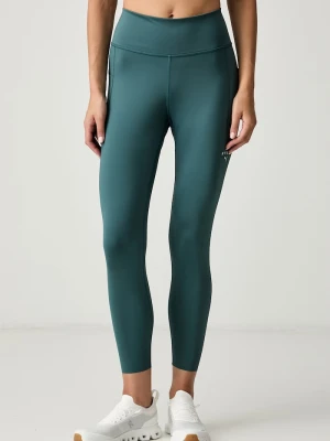 Puma legginsy sportowe damskie HYROX turkusowy