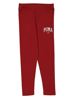 Puma Legginsy "Squad" w kolorze czerwonym rozmiar: 128