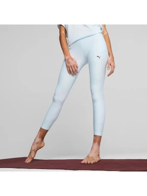 Puma Legginsy "Studio" w kolorze błękitnym rozmiar: XL