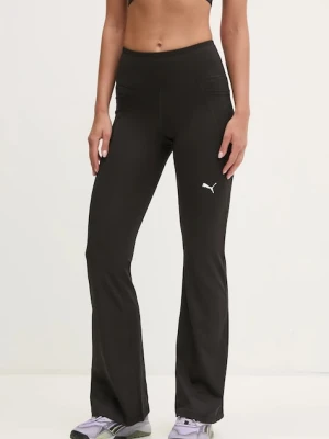 Puma legginsy treningowe Essentials kolor czarny gładkie 525902