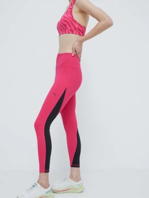 Puma legginsy treningowe Train All Day kolor różowy wzorzyste 524827