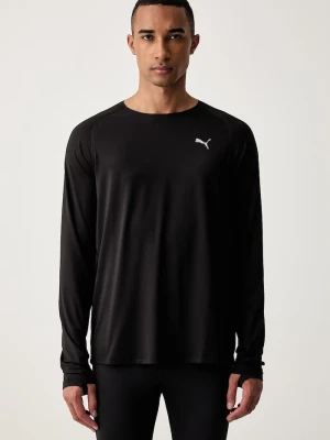 Puma longsleeve do biegania męski Cloudspun czarny