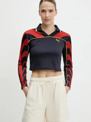 Puma longsleeve kolor granatowy 629789