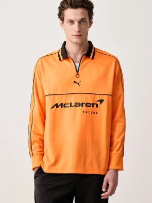 Puma longsleeve męski McLaren pomarańczowy