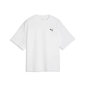 PUMA Młodzieżowa koszulka oversize Essentials, Akcesoria, Biały