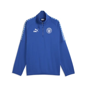 PUMA Męska bluza Manchester City KING z zamkiem 1 / 4, Akcesoria, Niebieski