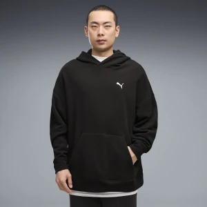 PUMA Męska bluza oversize z kapturem Essentials, Akcesoria, Czarny