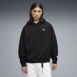 PUMA Męska bluza oversize z kapturem Essentials, Odzież, Czarny
