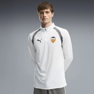 PUMA Męska bluza treningowa Valencia CF z zamkiem 1 / 4, Akcesoria, Biały