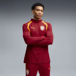 PUMA MÄ™ska bluza treningowa z zamkiem 1/4 Galatasaray .K., OdzieÅ¼, Czerwony