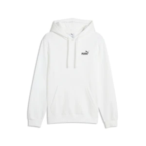 PUMA Męska bluza z kapturem Essentials z logo No. 1, Akcesoria, Biały