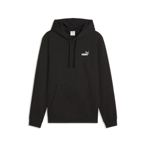 PUMA Męska bluza z kapturem Essentials z logo No. 1, Akcesoria, Czarny