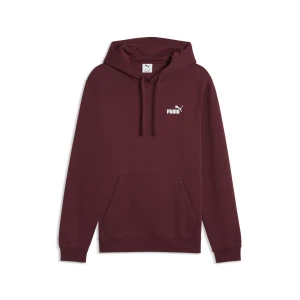 PUMA Męska bluza z kapturem Essentials z logo No. 1, Akcesoria, Czerwony